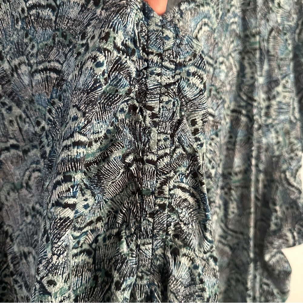 Women’s 2x midi dress flutter short sleeve 20-22 summer terra & sky 2xl 20w - Picture 6 of 10